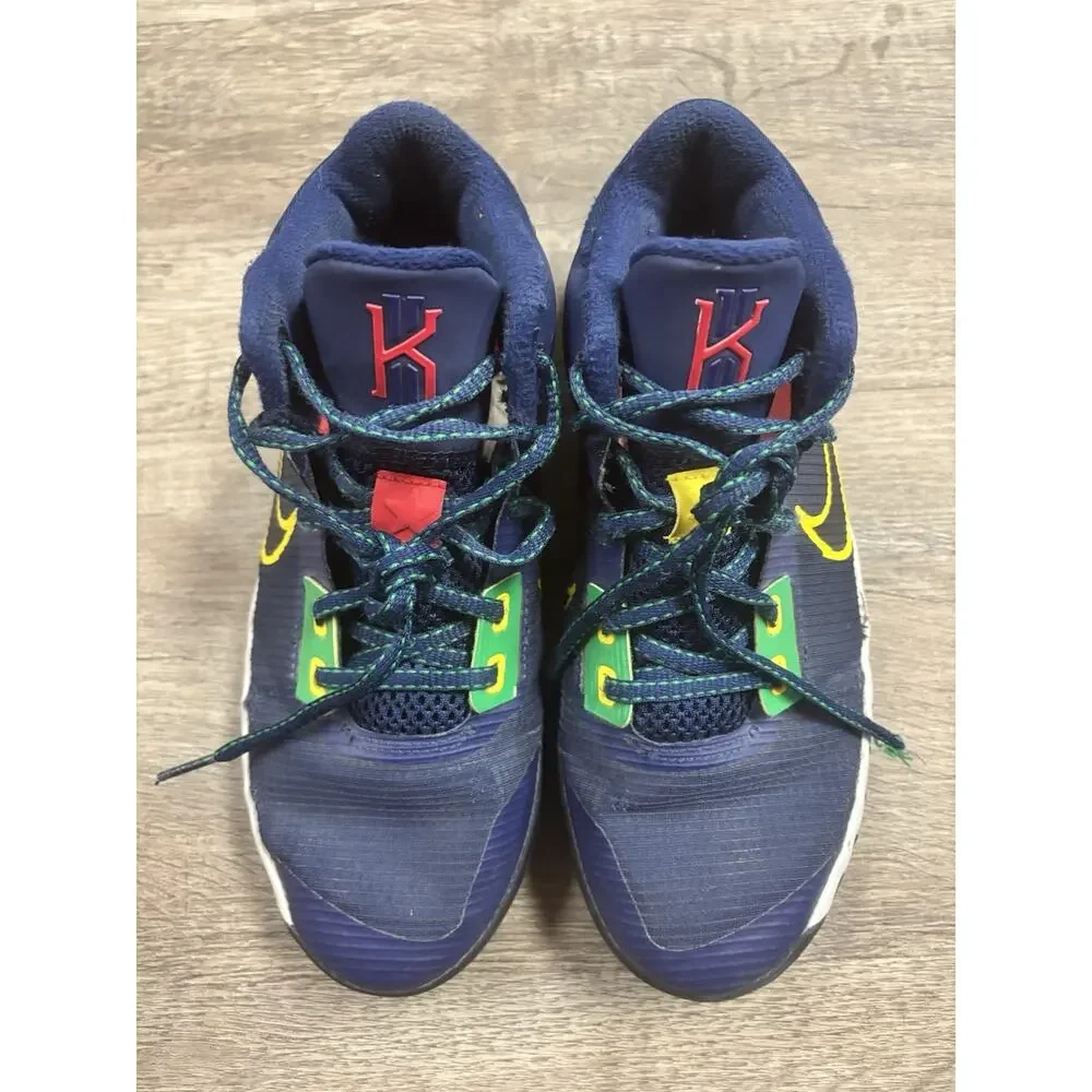 Nike Kyrie Flytrap 4 IV GS Blue Void Yellow CT5537-400 Basketball Shoes Size 6Y